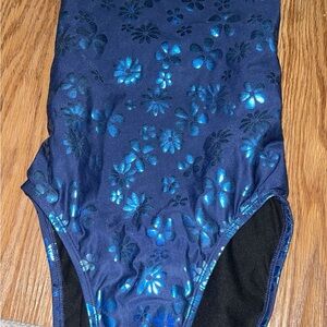 Jolyn Clothing Black and Blue Swimwear